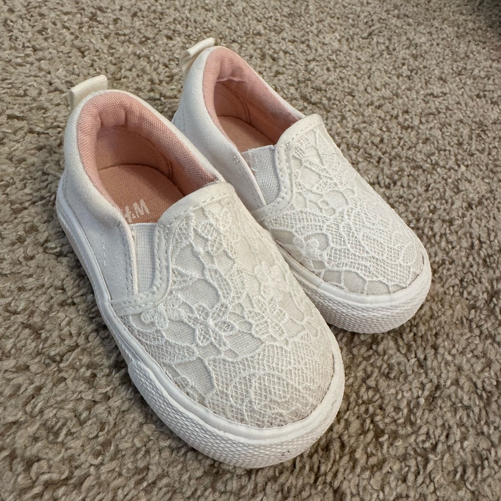 H&M toddler canvas slip on shoes